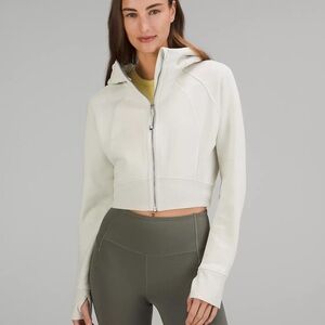 Lululemon Athletica White Zip-Up Hoodie